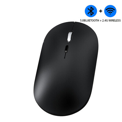 X2 bezvadu Bluetooth pele divējāda režīma 2,4 g klēpjdatora galddatora planšetdatora DPI regulējama klusa C tipa uzlādes porta pele