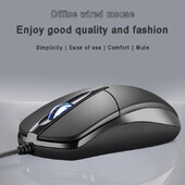 Mouse nou pentru jocuri cu fir, 3 butoane, 1600 DPI, USB, mouse pentru computer, pentru birou, pentru afaceri, silențios, pentru computer, laptop, notebook