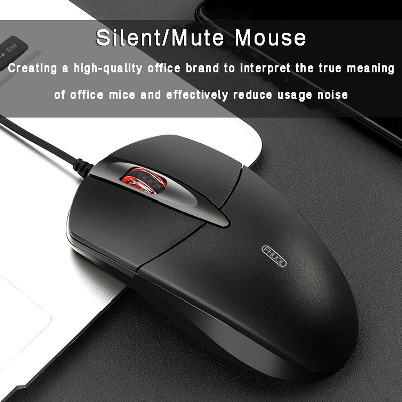 Mouse nou pentru jocuri cu fir, 3 butoane, 1600 DPI, USB, mouse pentru computer, pentru birou, pentru afaceri, silențios, pentru computer, laptop, notebook