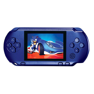 3 colių nešiojamasis 16 bitų retro PXP3 plonos stoties vaizdo žaidimų grotuvas delninis žaidimų konsolė 2 vnt žaidimų kortelė, įmontuota 156 klasikiniai žaidimai