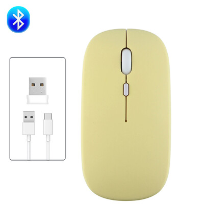 Mouse Bluetooth fără fir reîncărcabil Mouse portabil, silențios, ergonomic, pentru computer iPad, laptop, tabletă, telefon, mouse pentru jocuri de birou