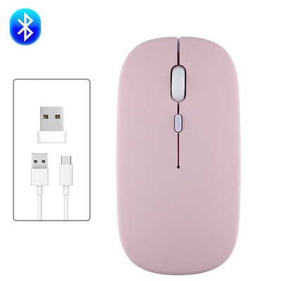 Mouse Bluetooth fără fir reîncărcabil Mouse portabil, silențios, ergonomic, pentru computer iPad, laptop, tabletă, telefon, mouse pentru jocuri de birou