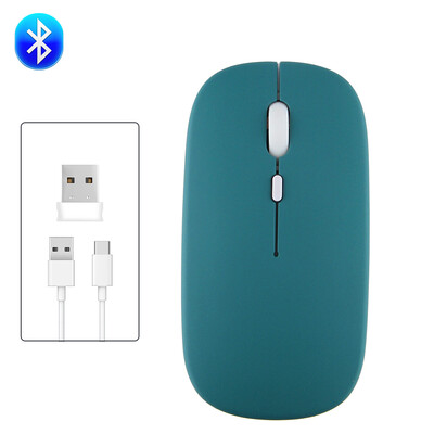 Mouse Bluetooth fără fir reîncărcabil Mouse portabil, silențios, ergonomic, pentru computer iPad, laptop, tabletă, telefon, mouse pentru jocuri de birou