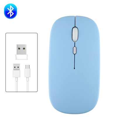Mouse Bluetooth fără fir reîncărcabil Mouse portabil, silențios, ergonomic, pentru computer iPad, laptop, tabletă, telefon, mouse pentru jocuri de birou