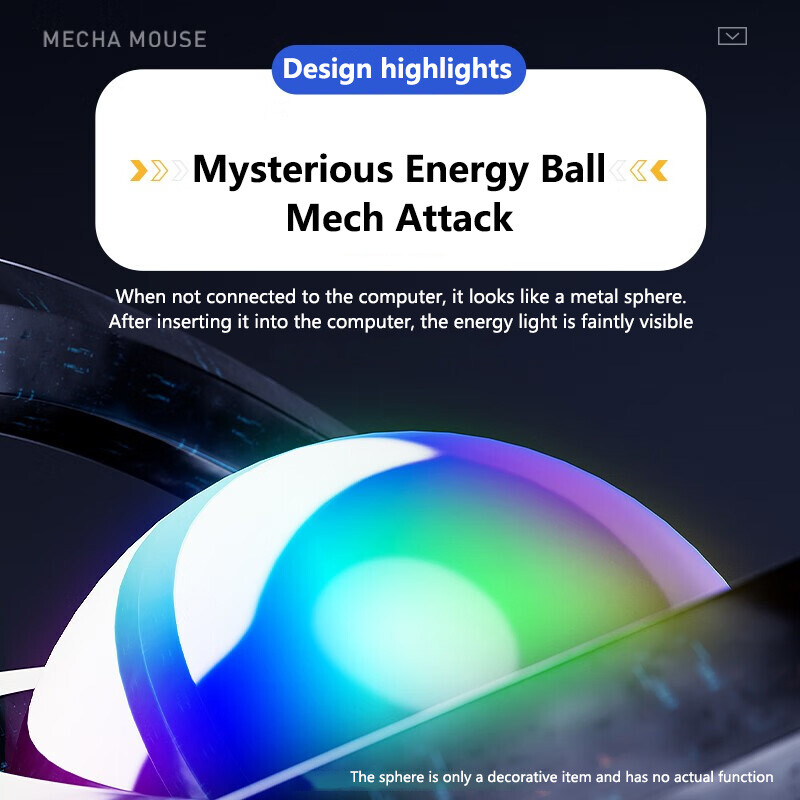 Inphic W9P žičani miš za igranje RGB svjetlosni efekt Mute miš Ergonomska udobnost i osjećaj 6-brzinska prilagodba DPI-ja za prijenosno računalo