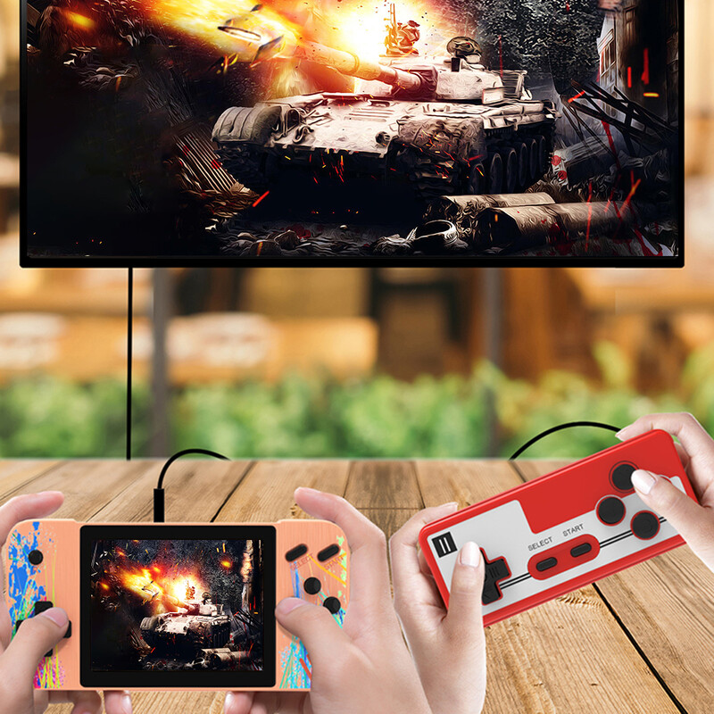 Retro delninė vaizdo žaidimų konsolė 3,5 colio LCD ekranas AV išvestis Klasikinis vaizdo žaidimų grotuvas 800 žaidimų dovana vaikams suaugusiems