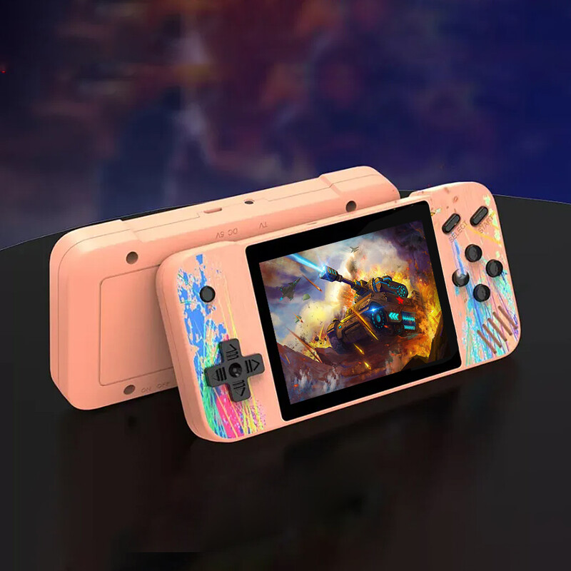 Retro delninė vaizdo žaidimų konsolė 3,5 colio LCD ekranas AV išvestis Klasikinis vaizdo žaidimų grotuvas 800 žaidimų dovana vaikams suaugusiems