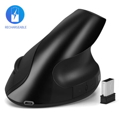 Creative Ergonomics Optoelectronic Silențios Încărcare 2.4G Raton inalambrico Mouse fără fir Mouse vertical pentru computer laptop