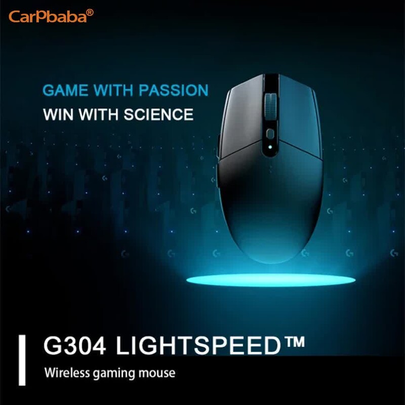 Carpbaba G304 LIGHTSPEED Безжична мишка за игри 12000 DPI Безжична мишка Аксесоари за лаптоп NoDriver Версия PC Gamer мишка геймър