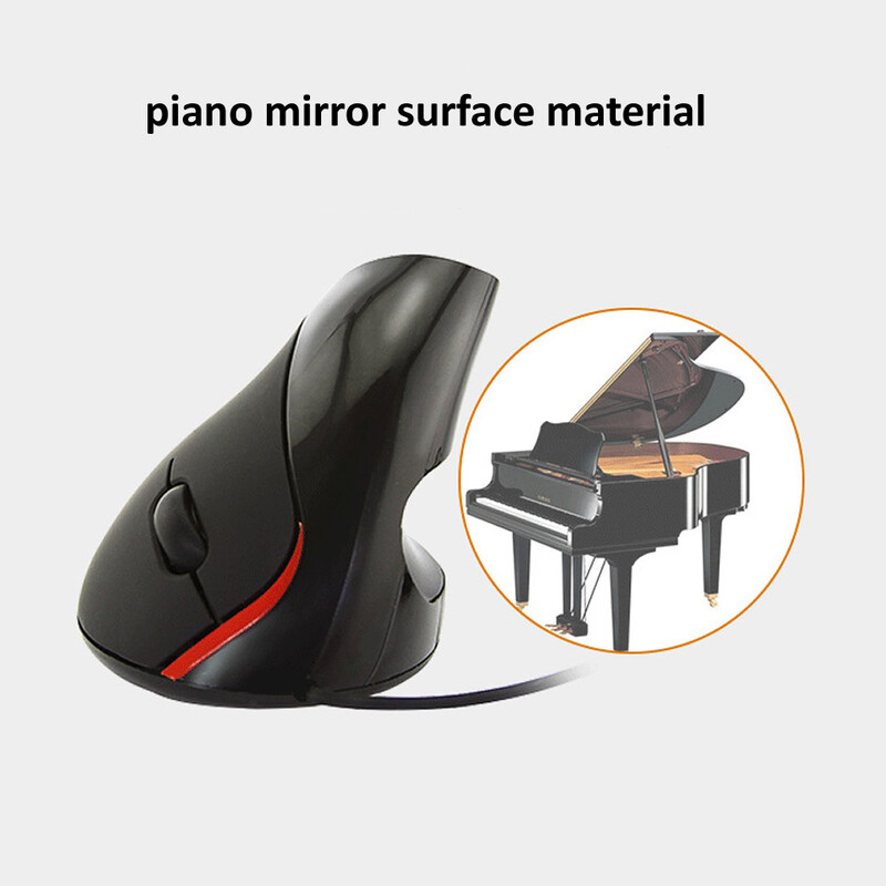 Ergonomski okomiti miš USB utikač Žičani desni računalni miševi za igranje 1,5 m duljine linije optički miš igrački miš za prijenosno računalo