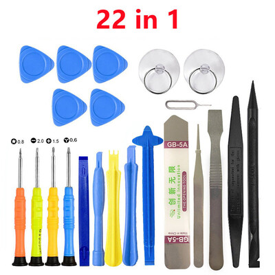 22 σε 1 Επισκευή Σετ εργαλείων ανοίγματος Spudger Pry Screwdriver Set για κινητό τηλέφωνο Tablet Computer Disassemble Hand Tool Set 22/14 τμχ