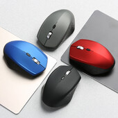 Bežični miš 2.4 Ghz s USB prijemnikom za prijenosno računalo Mac PC Ergonomski računalni miš 6 tipki 1600 DPI Miševi Uredske igre Izdržljivost