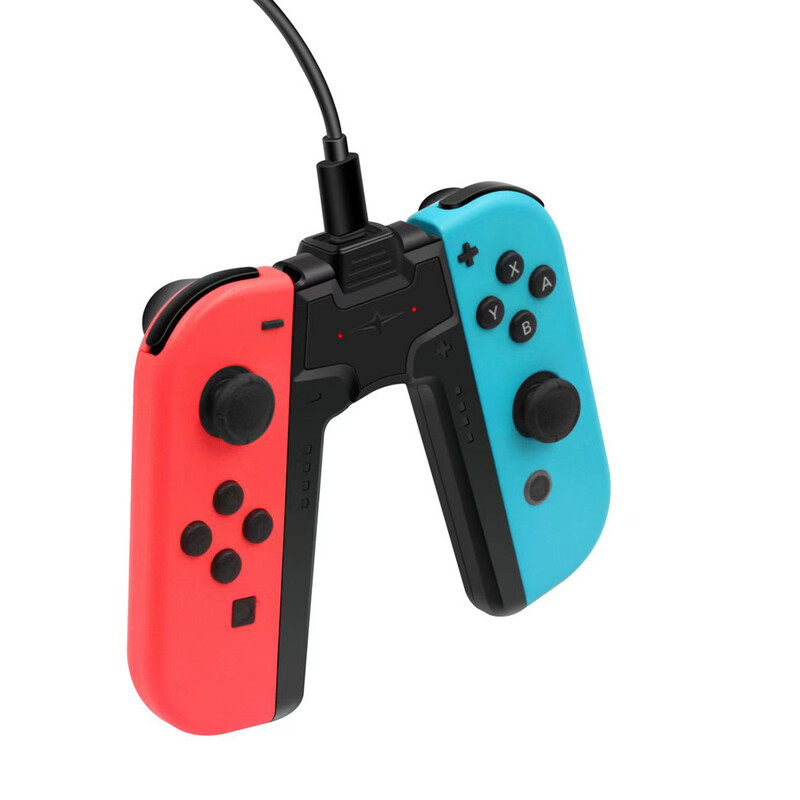 Mini Game Charging Dock Grip with Type-C Port USB C Charger Stand for Nintendo Switch Joy Con Joycon Handle Charger Controller