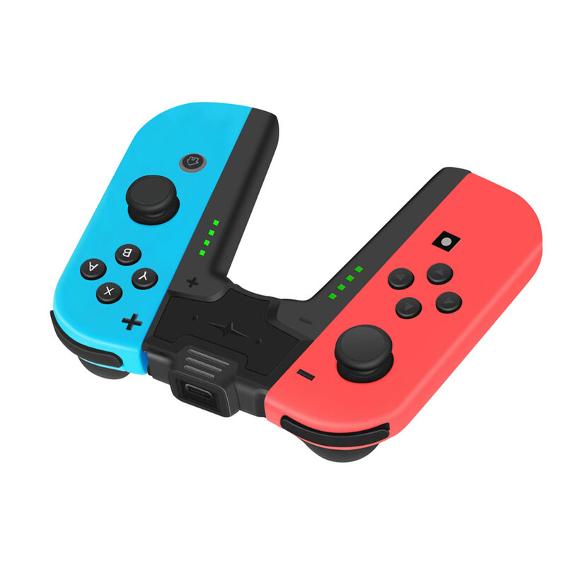 Mini Game Charging Dock Grip with Type-C Port USB C Charger Stand for Nintendo Switch Joy Con Joycon Handle Charger Controller