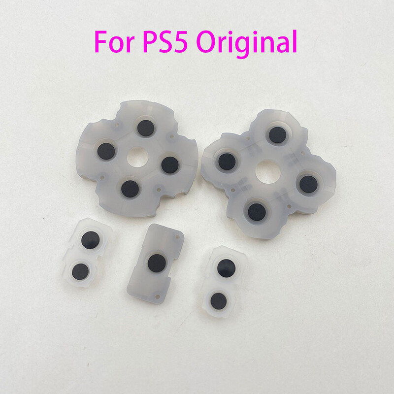 Izvorni & OEM V 1 V2 za PS5 vodljiva gumena brtva zamjenski dio LR ABXY tipka za PlayStation 5 kontroler D-Pad