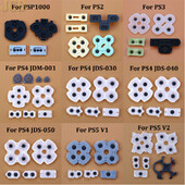 JCD за PS4 JDM-001/010 JDS-030/040/050/055 Силиконов проводим гумен бутон D Pad за PS5 PS4 Pro PS3 PS2 PSP1000 контролер