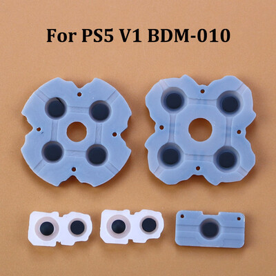 JCD за PS4 JDM-001/010 JDS-030/040/050/055 Силиконов проводим гумен бутон D Pad за PS5 PS4 Pro PS3 PS2 PSP1000 контролер