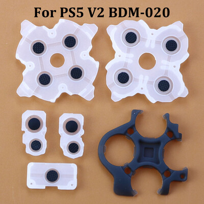 JCD за PS4 JDM-001/010 JDS-030/040/050/055 Силиконов проводим гумен бутон D Pad за PS5 PS4 Pro PS3 PS2 PSP1000 контролер