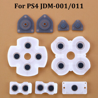 JCD за PS4 JDM-001/010 JDS-030/040/050/055 Силиконов проводим гумен бутон D Pad за PS5 PS4 Pro PS3 PS2 PSP1000 контролер
