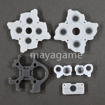 1 komplekti LR juhtivad kummipadjad PS5 V1 V2 V3 jaoks. Juhtnuppude kontakti silikoon Playstation 5 jaoks