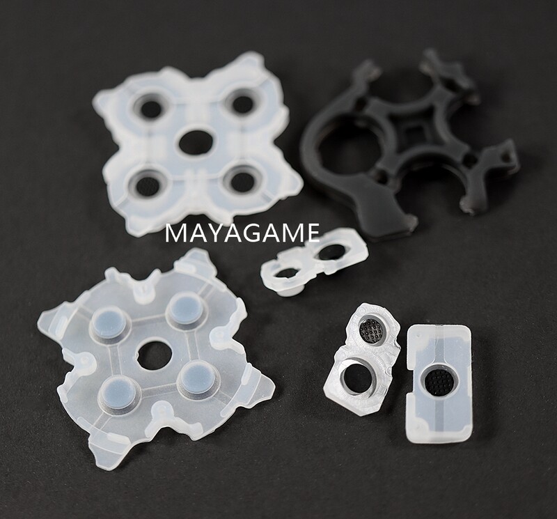 1 komplekti LR juhtivad kummipadjad PS5 V1 V2 V3 jaoks. Juhtnuppude kontakti silikoon Playstation 5 jaoks