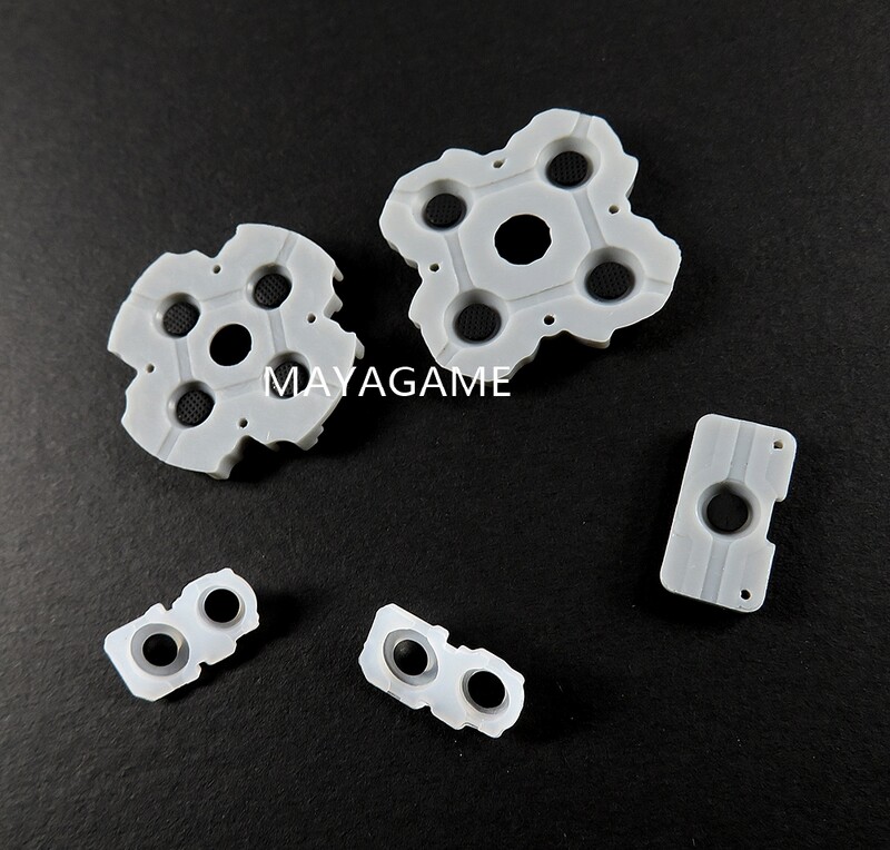 1 komplekti LR juhtivad kummipadjad PS5 V1 V2 V3 jaoks. Juhtnuppude kontakti silikoon Playstation 5 jaoks