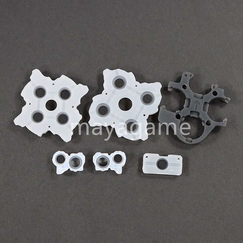 1 komplekti LR juhtivad kummipadjad PS5 V1 V2 V3 jaoks. Juhtnuppude kontakti silikoon Playstation 5 jaoks