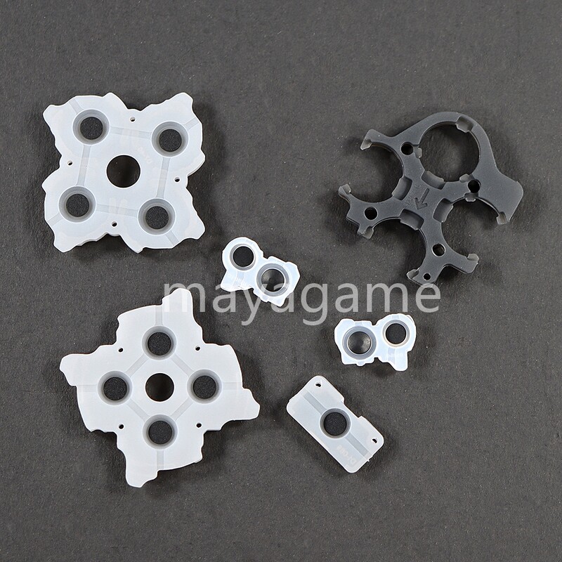 1 komplekti LR juhtivad kummipadjad PS5 V1 V2 V3 jaoks. Juhtnuppude kontakti silikoon Playstation 5 jaoks