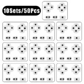 10 комплекта/5/1 комплект силиконови проводими гумени подложки за PS4 контролер, резервна част за ремонт на бутони за PS 4