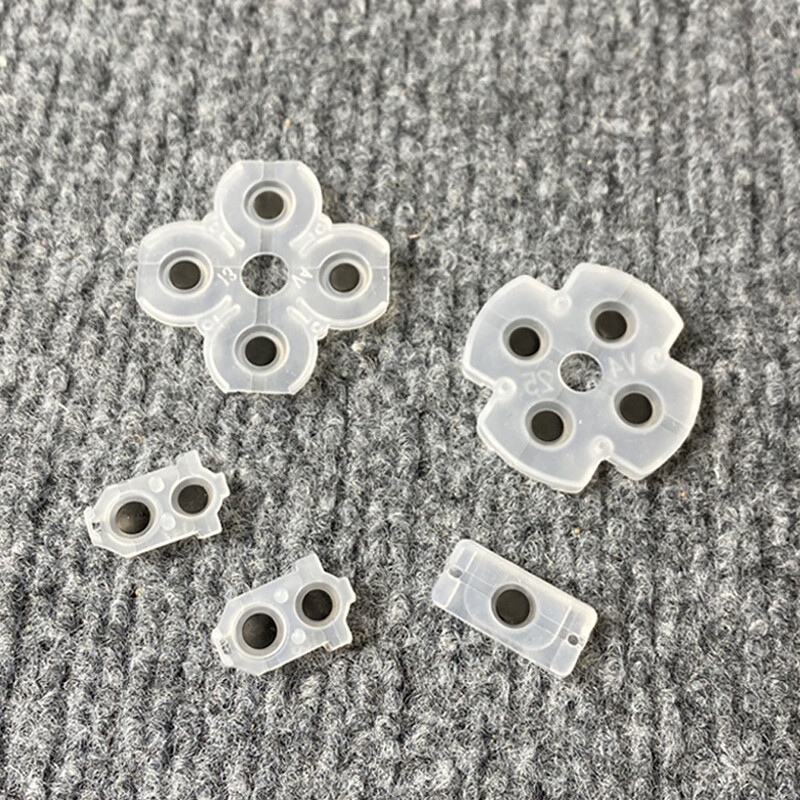 10 комплекта/5/1 комплект силиконови проводими гумени подложки за PS4 контролер, резервна част за ремонт на бутони за PS 4