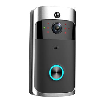 V5 Wifi Wireless Smart Doorbell Night Vision 720P Voice Video Θυροτηλέφωνο Κουδούνι πόρτας PIR ανίχνευση κίνησης Κάμερα τηλεφώνου πόρτας ασφαλείας