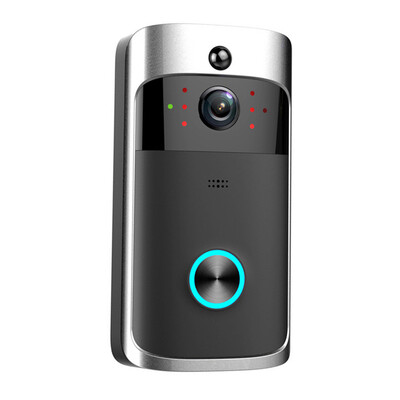 V5 Wifi belaidis išmanusis durų skambutis Night Vision 720P balso ir vaizdo domofonas durų skambutis PIR judesio aptikimo saugos durų telefono kamera