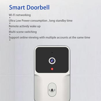 Tuya HD ασύρματο βίντεο Doorbell Κινητό Τηλέφωνο Smart Home APP Βίντεο ενδοεπικοινωνία ανίχνευση κίνησης Night Vision WIFI Doorbell για το σπίτι