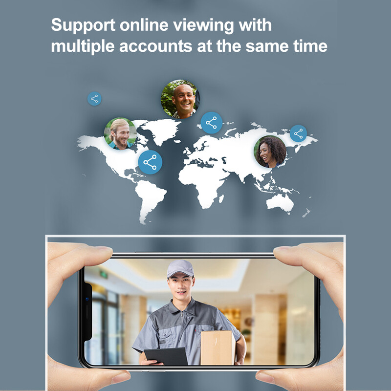 Tuya HD Безжичен видео звънец Мобилен телефон Приложение за интелигентен дом Видео домофон Разпознаване на движение Нощно виждане WIFI Звънец за дома