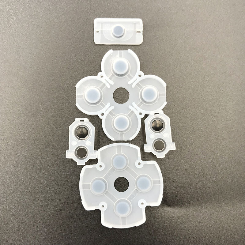 Za Sony Playstation 4 PS4 kontroler JDS 001 011 030 JDM 050 055 Vodljivi silikonski gumeni jastučići za Dualshock 4 L2 R2 gumbe