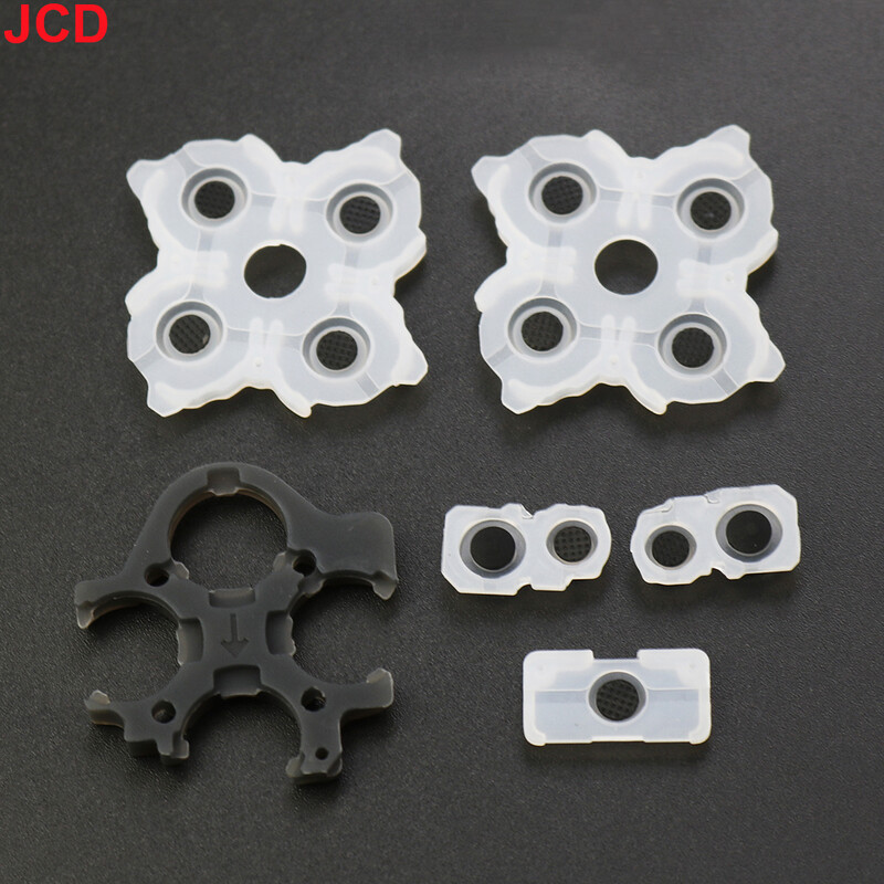 JCD 1 set silikonske vodljive gumene ljepljive tipkovnice za tipkovnice za PS5 1.0 2.0 V1 V2 BDM-020 kontroler Dodatna oprema za gamepad