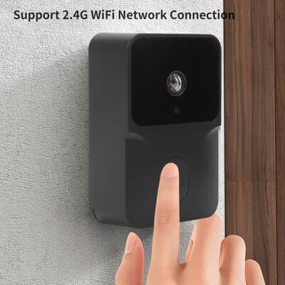 Звънец за сигурност Видео звънец 2 Way Talk HD IR нощно виждане WiFi домофонна камера Звънец с 19 мелодии за домашен апартамент