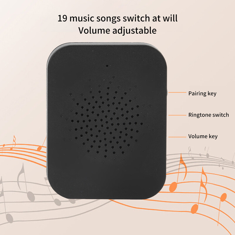 Turvauksekell video uksekell 2 Way Talk HD IR öönägemine WiFi sisetelefoni kaamera uksekell 19 helinaga kodukorteri jaoks