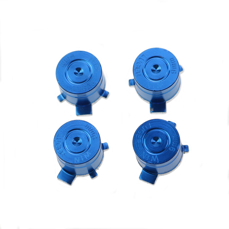 JCD 1 комплект PS5 Метални алуминиеви бутони Thumbsticks Аналогов Grip & Action Bullet Buttons & Direction D-pad Keys For PS5 Controller