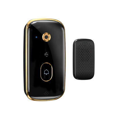 WiFi видео звънец 720P Безжичен видео домофон Камера за звънец IR нощно виждане Откриване на движение Домашна сигурност Телефон домофон