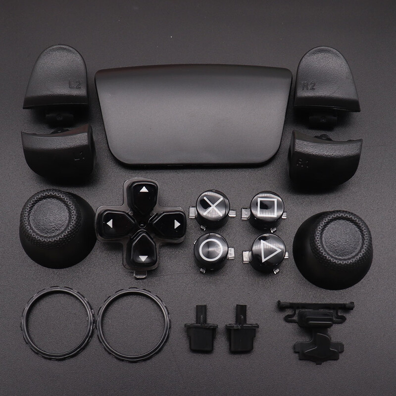 Asendusnuppude komplekt D-Pad L1 R1 L2 R2 päästikunupu võtme aktsentrõngas PS5 V3 3.0 BDM-030 kontrolleri jaoks