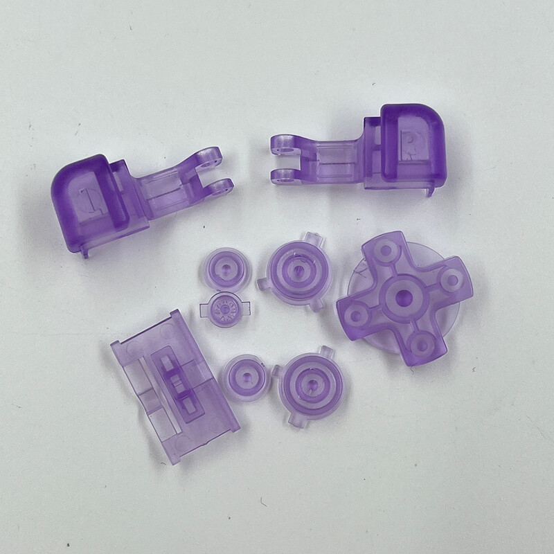 Nintendo Gameboy Advance SP GBA SP asendusnupud selged AB, LR, D-PAD