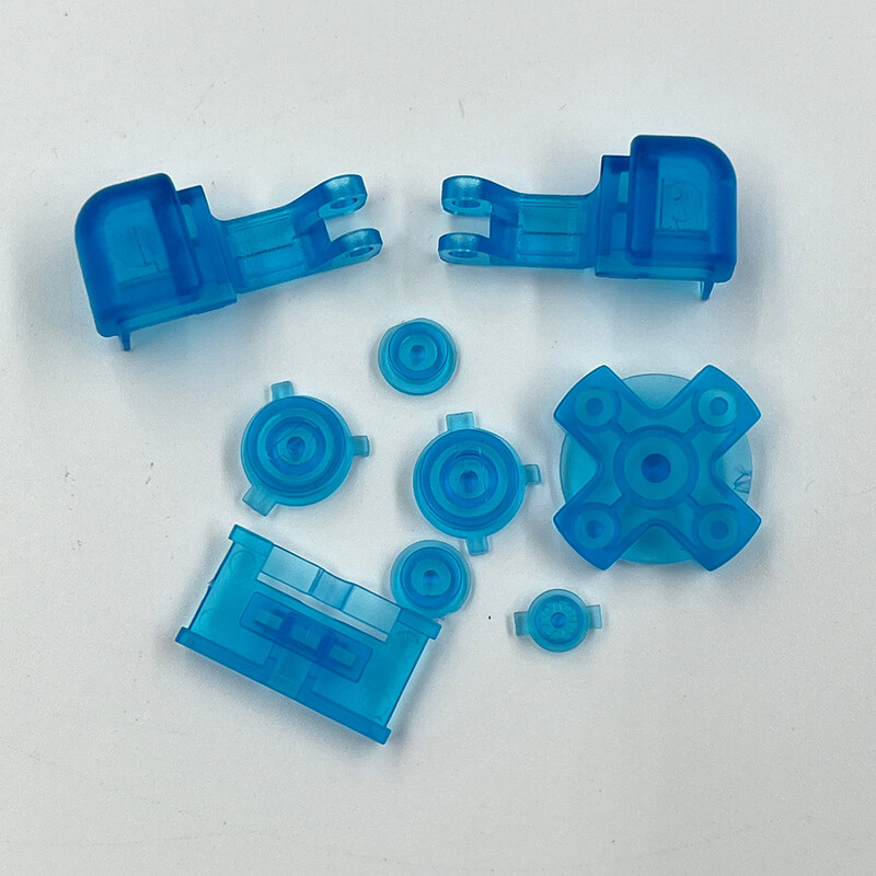 Nintendo Gameboy Advance SP GBA SP asendusnupud selged AB, LR, D-PAD