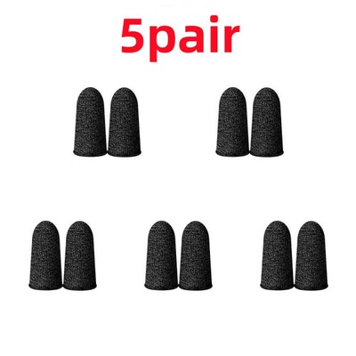 5 pari=10 komada Rukavice za prste za igranje telefona Rukavice za upravljanje rukom Rukavice protiv znojenja Prozračna bešavna navlaka za prste s dodirnim zaslonom