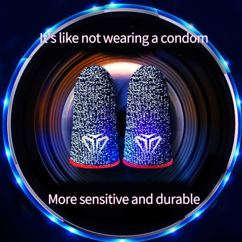 5 pari=10 komada Rukavice za prste za igranje telefona Rukavice za upravljanje rukom Rukavice protiv znojenja Prozračna bešavna navlaka za prste s dodirnim zaslonom