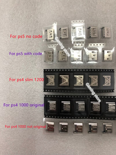 10 бр./лот оригинален за PS5 HDMI-съвместим порт гнездо интерфейсен конектор за PS4 1000 1200 Fat Slim PRO HDMI-съвместим порт