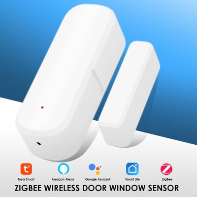 Aubess Zigbee/WiFi Tuya Senzor ușă inteligentă fereastră ușă deschisă Închisă Detectoare Smart Home Telecomandă prin Alexa Google SmartLife
