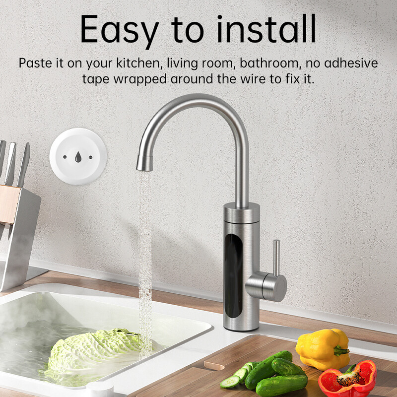 Tuya Zigbee 3.0 veekümblusandur Smart APP kaugseire veelekke detektor veelekke häire 3 V