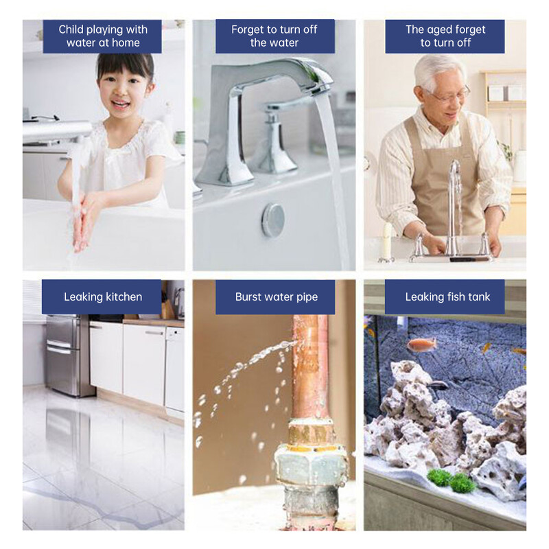 Tuya Zigbee 3.0 veekümblusandur Smart APP kaugseire veelekke detektor veelekke häire 3 V