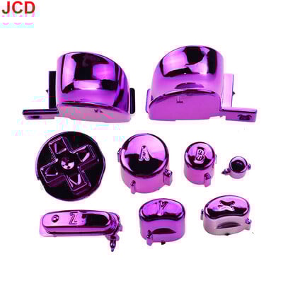 JCD 1 set taste butoane de galvanizare ABXY Z tastaturi butoane LR pentru accesorii de înlocuire pentru controlerul de joc Gamecube NGC